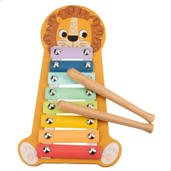 Xylophone Woomax Lion Bois 16 x 2,5 x 26 cm (6 Unités) 6 Xylophone Woomax Lion Bois 16 x 2,5 x 26 cm (6 Unités) 6
