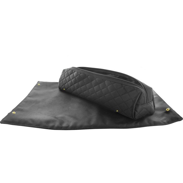 SAINT ALGUE Lisseur Vapeur Titanium Plaques Flottantes Aluminium Gold Démêlisse Demeliss Exclusive Set Tita V2 avec Tapis et Trousse de Transport