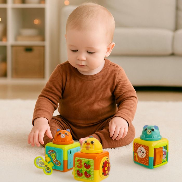 Blocs Empilables Winfun 8,5 X 25 X 8,5 CM (6 Unités) 2 Blocs Empilables Winfun 8,5 X 25 X 8,5 CM (6 Unités) 2