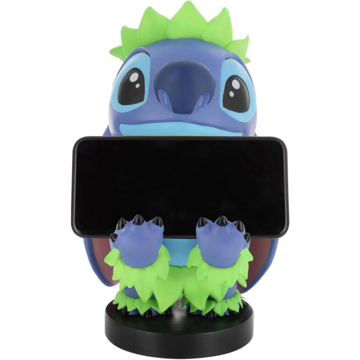 Cable Guys Stitch Hula - Exquisite Gaming - Figurine Disney support pour smartphone, manette et écouteurs (micro-USB inclus) - 20 cm