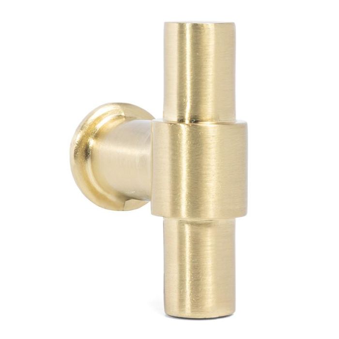 Tirador Zmk ''T'' 50Mm Acabados Negro Mate, Latón Y Níquel Acabado Negro Mate Jandel 2