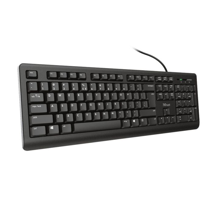 Clavier Trust Primo Qwerty portugais Noir 1