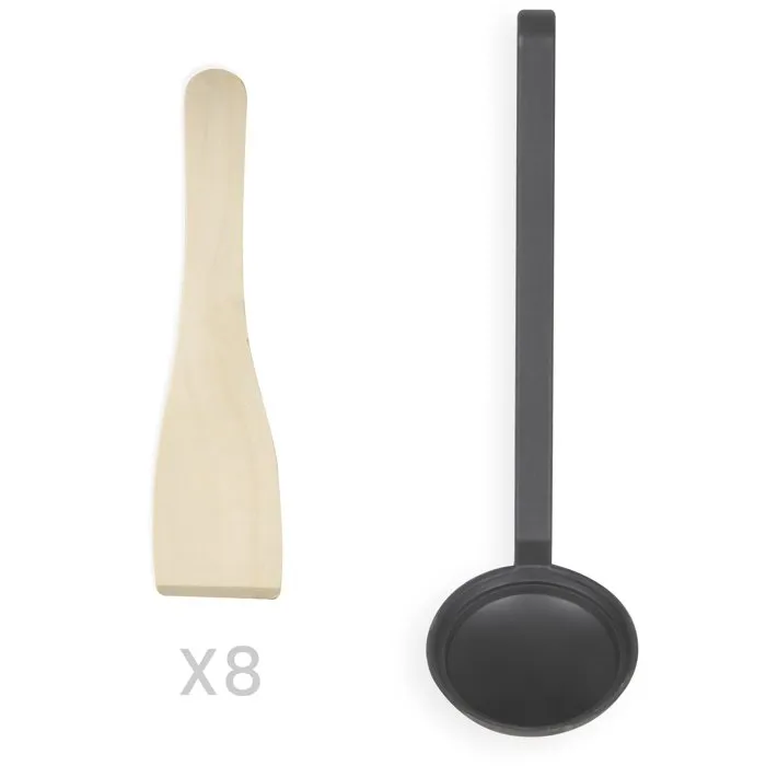 Livoo DOC349N - Crêpière et plancha grill 2-en-1, 1500W, plaques amovibles 54.4x28.8 cm, revêtement antiadhésif sans PFAS, thermostat réglable, noir