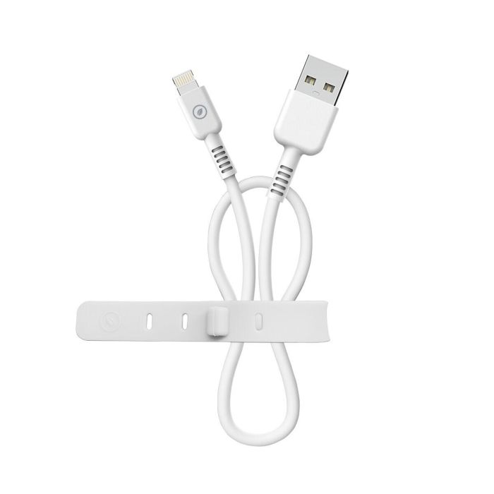 Câble USB vers Lightning Muvit for Change Blanc 7