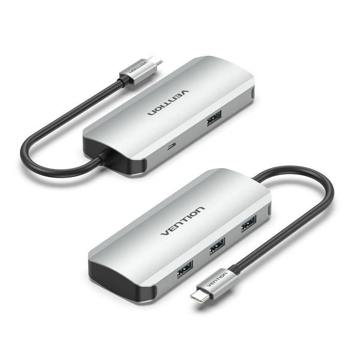 Hub USB Vention TNAHB Gris 0 Hub USB Vention TNAHB Gris 0