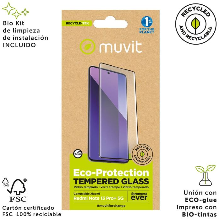 Film Protecteur pour Téléphone Portable Muvit for Change Redmi Note 13 Pro+ 5G 3