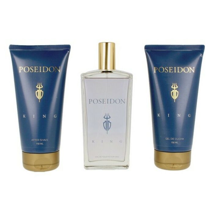 Set de Parfum Homme The King Poseidon EDT (3 pcs) (3 pcs)