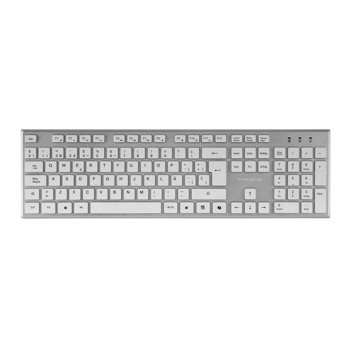 clavier et souris Tacens 6ZENITHWES Blanc Espagnol Qwerty (3 Unités) 5 clavier et souris Tacens 6ZENITHWES Blanc Espagnol Qwerty (3 Unités) 5