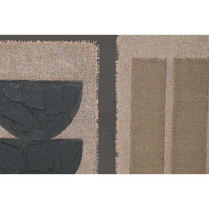 Toile Home ESPRIT Marron Noir Moderne Urbaine (2 Unités) 3