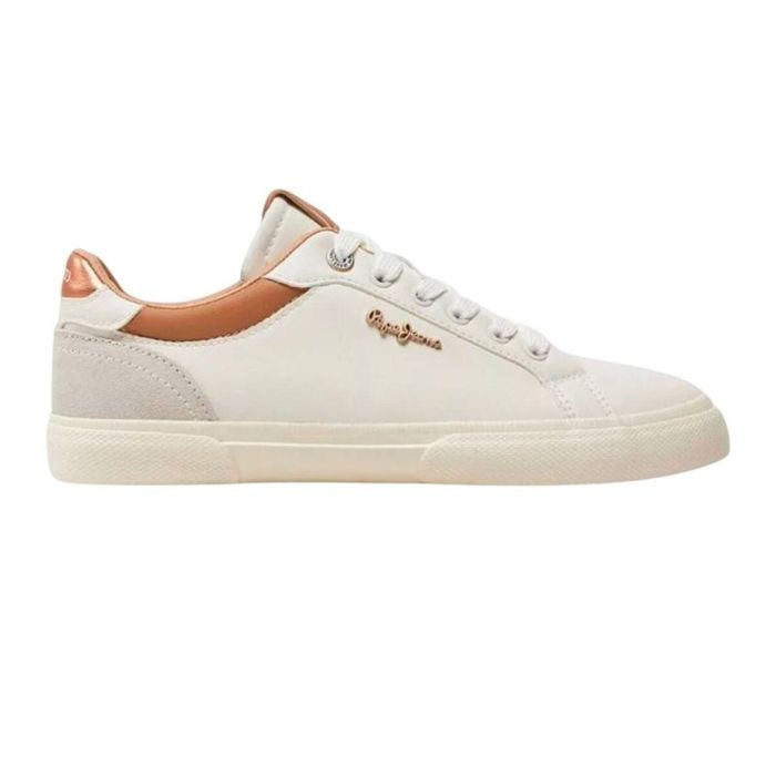 Baskets Casual pour Femme Pepe Jeans Kenton Court Marron Clair 0 Baskets Casual pour Femme Pepe Jeans Kenton Court Marron Clair 0