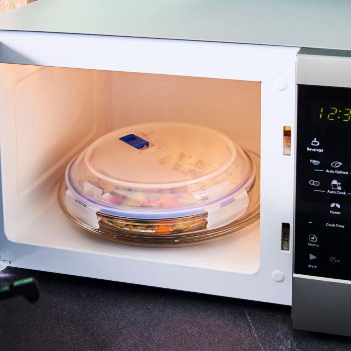 Plato Vidrio con Tapa Pure Box Active Luminarc 23 cm-70 cL 2 Plato Vidrio con Tapa Pure Box Active Luminarc 23 cm-70 cL 2