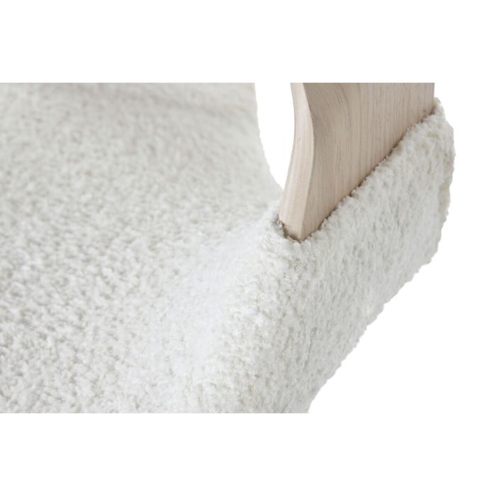 Tabouret Home ESPRIT Blanc Bois 55,5 x 52,5 x 92,5 cm 2