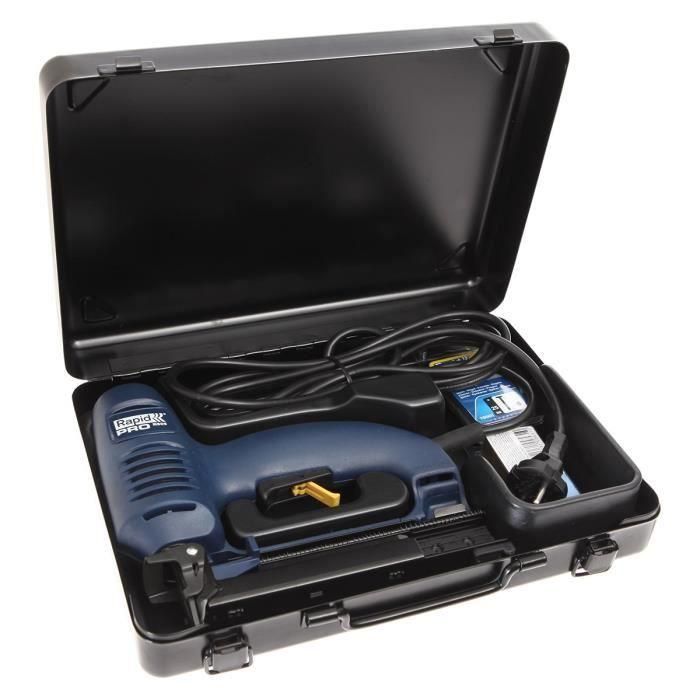 Agrafeuse cloueuse électrique RAPID R606 - Systeme Focused Power - Coffret inclus 1