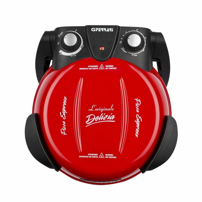 Appareil à Pizza Électrique G3Ferrari G1000602 Rouge 1200 W 1 Appareil à Pizza Électrique G3Ferrari G1000602 Rouge 1200 W 1