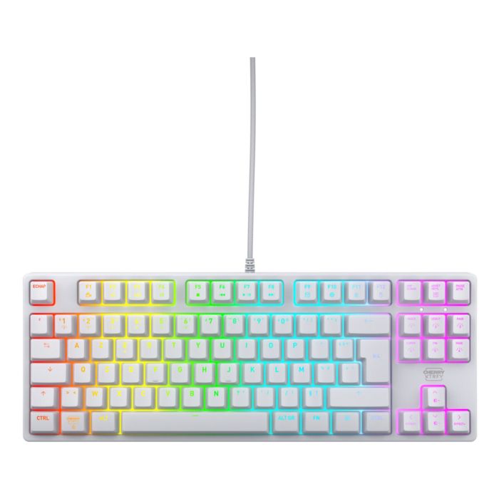 clavier et souris Cherry Blanc AZERTY 5