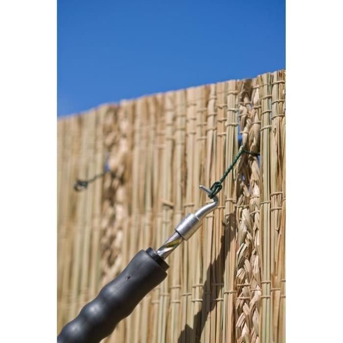 NATURE Lot de 200 Liens a boucle en acier galvanisé plastifié naturellement vert - (L16 cm x Ø1,4 mm) 4