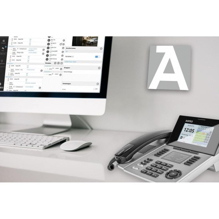 AGFEO ST 56 IP SENSORfon silber 2