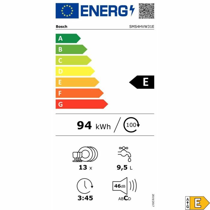 Lave-vaisselle BOSCH Blanc 60 cm 18