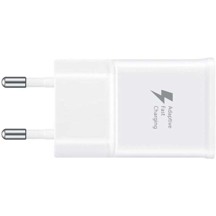 Samsung EP-TA20 Chargeur Secteur Blanc 15W avec Câble USB-C 1,5 m pour Charge Rapide - 100-240V - Intérieur