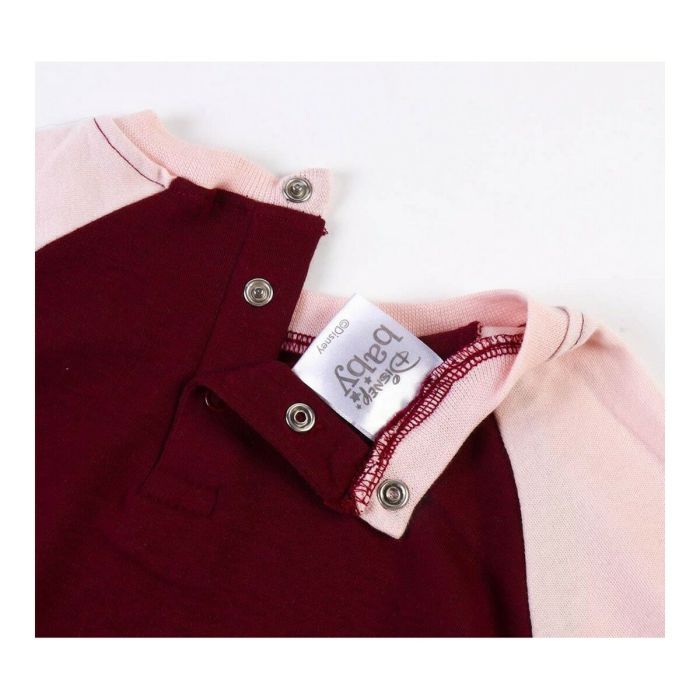 Barboteuse à Manches Longues pour Bébé Minnie Mouse Bordeaux 2 Barboteuse à Manches Longues pour Bébé Minnie Mouse Bordeaux 2