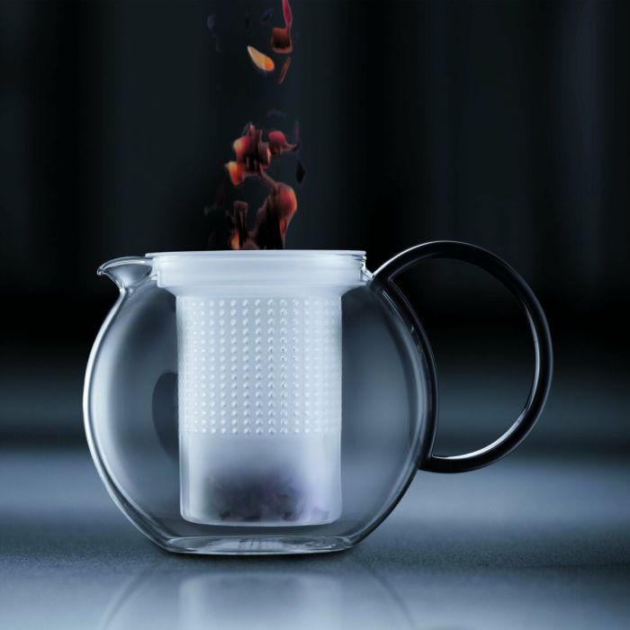 Jeu de Théière Bodum CHAMBORD Noir Acier inoxydable polypropylène Verre Borosilicaté 1 L 4 Jeu de Théière Bodum CHAMBORD Noir Acier inoxydable polypropylène Verre Borosilicaté 1 L 4