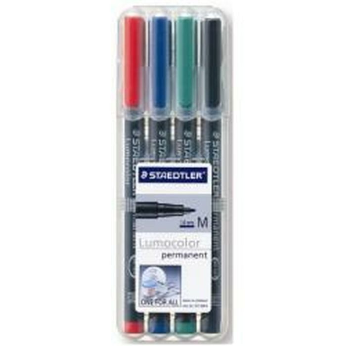 Ensemble de Marqueurs Staedtler 317WP 4 1 mm Multicouleur 4 Pièces (4 Unités)