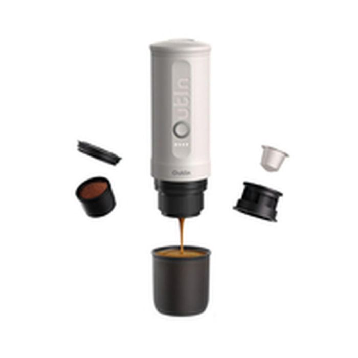 Cafetière Portable Outin OUTINWHITE Blanc Acier inoxydable 50 ml 80 ml 8