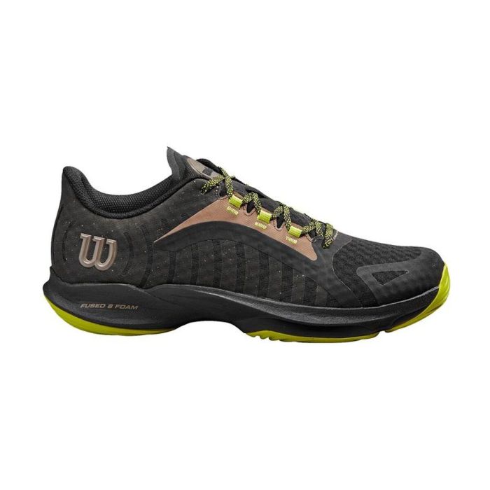 Chaussures de Padel pour Adultes Wilson Hurakn Pro Noir Citron 2XL 0 Chaussures de Padel pour Adultes Wilson Hurakn Pro Noir Citron 2XL 0