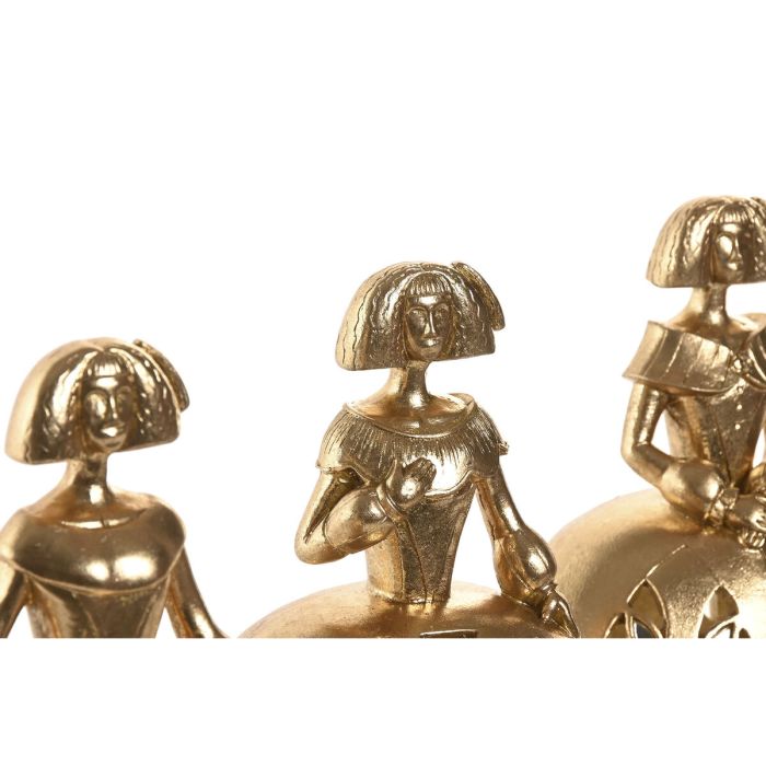 Figurine Décorative Home ESPRIT Doré 20,5 X 13 X 25 CM (3 Unités) 2