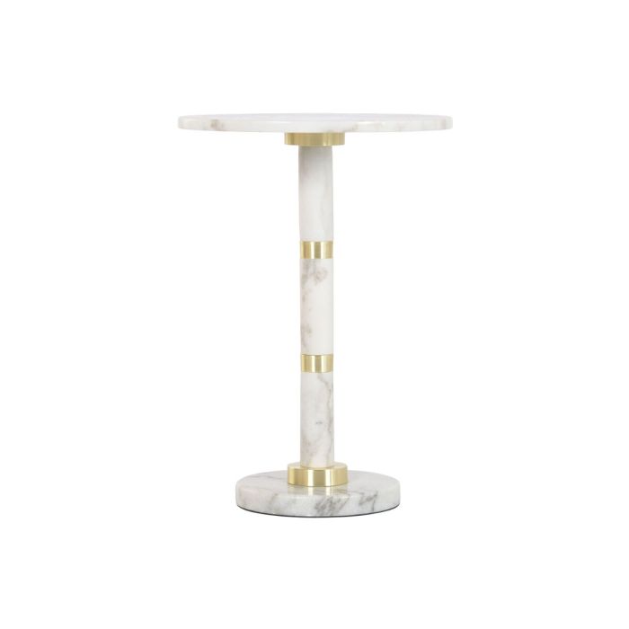 Table d'appoint Home ESPRIT Blanc Doré 41 X 41 X 58 CM 5 Table d'appoint Home ESPRIT Blanc Doré 41 X 41 X 58 CM 5