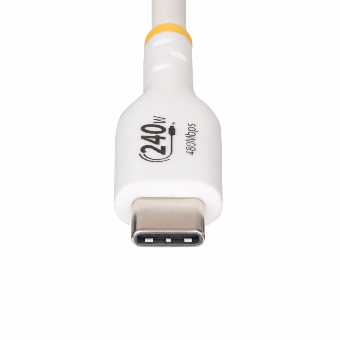 Câble USB Startech USB2EPR2MW Blanc 2 m 6 Câble USB Startech USB2EPR2MW Blanc 2 m 6