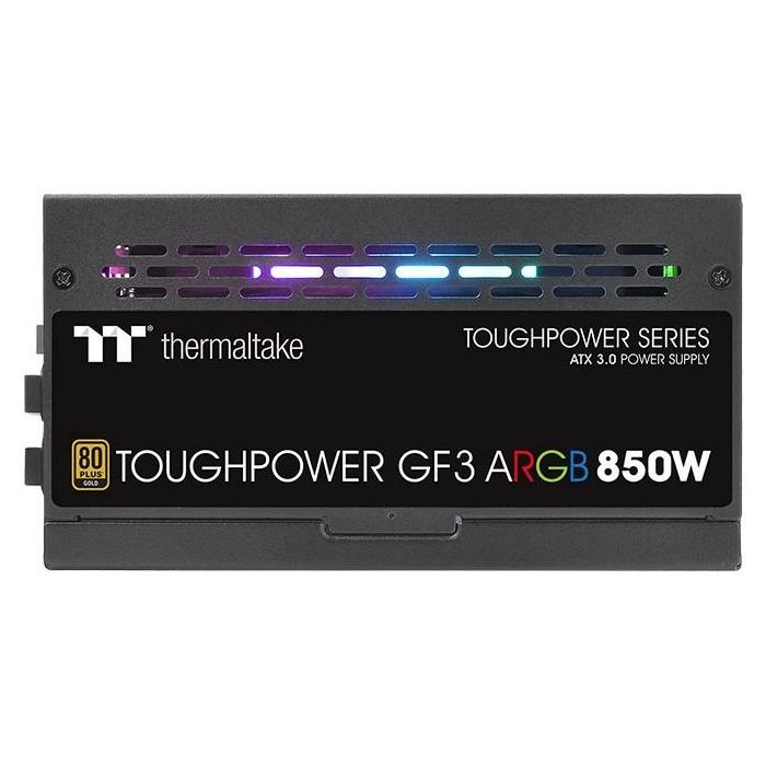 Thermaltake TTP-750AH3FSG-3 Alimentation PC 750W 80 PLUS Gold ATX 3.0 Entièrement Modulaire Ventilateur 140mm ARGB Noir