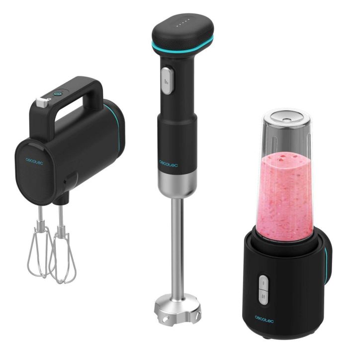 Mixeur plongeant Cecotec BlendGo Pack 1800 W Noir 0 Mixeur plongeant Cecotec BlendGo Pack 1800 W Noir 0