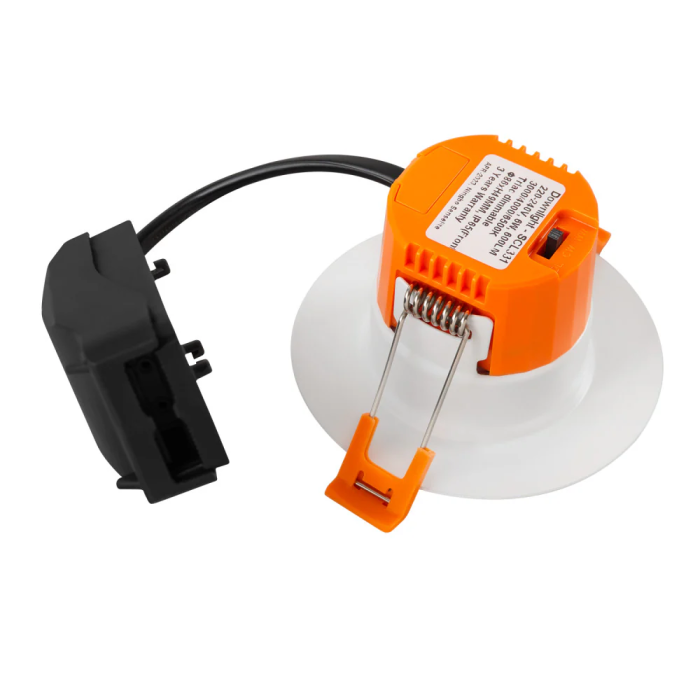 Downlight LED Encastrable 6W 600Lm CCT 3000-6500K (Lumière Réglable) IP65 Ignifuge SE-SCL331-6W-CCT 5