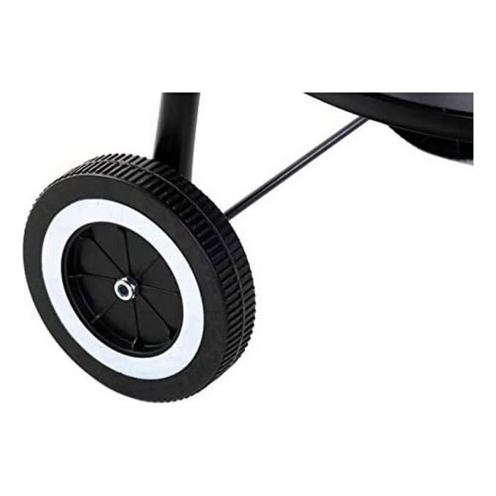 Roues de barbecue au charbon de bois DKD Home Decor Noir Métal Plastique 59 x 49,5 x 82 cm 5