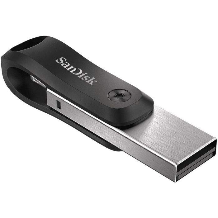 STICK 64GB USB 3.1 Sandisk iXpand Go Apple Lightning black/silver 1 STICK 64GB USB 3.1 Sandisk iXpand Go Apple Lightning black/silver 1