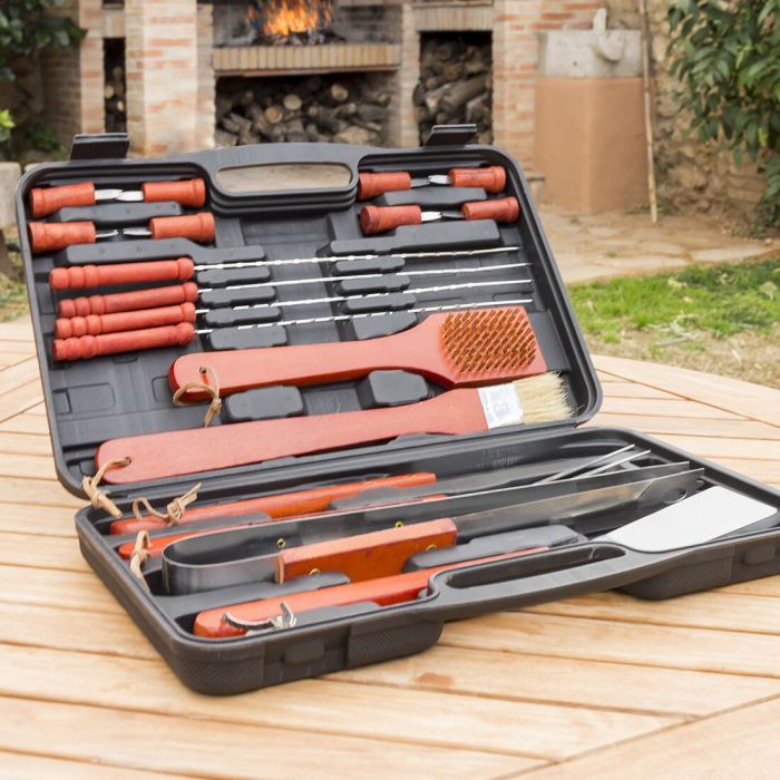 Malette Barbecue Barbecase InnovaGoods 18 Pièces 7 Malette Barbecue Barbecase InnovaGoods 18 Pièces 7