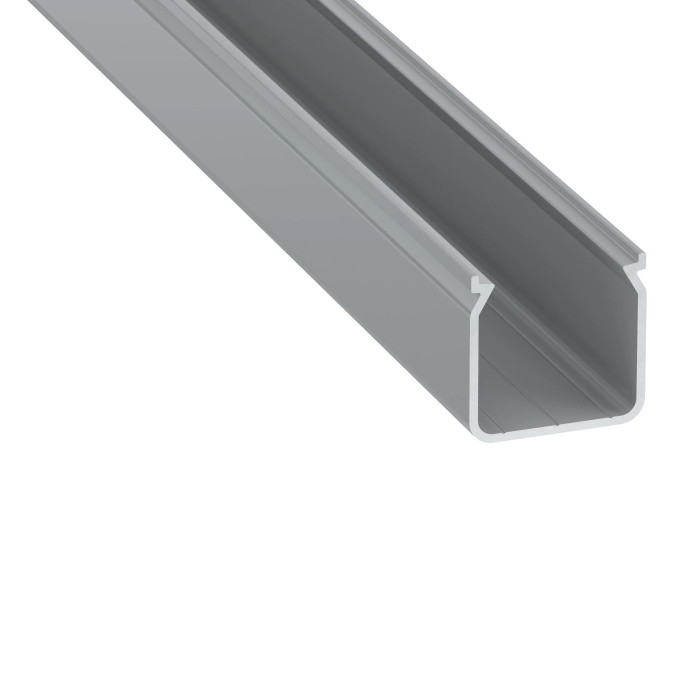 KIMERA-HELSE Profilé Aluminium Anodisé Argenté avec Diffuseur Opal et Embouts 2,02M 0 KIMERA-HELSE Profilé Aluminium Anodisé Argenté avec Diffuseur Opal et Embouts 2,02M 0