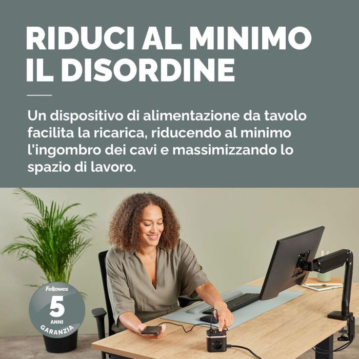 Réglette Fellowes 100137168 Blanc (2 m) 5