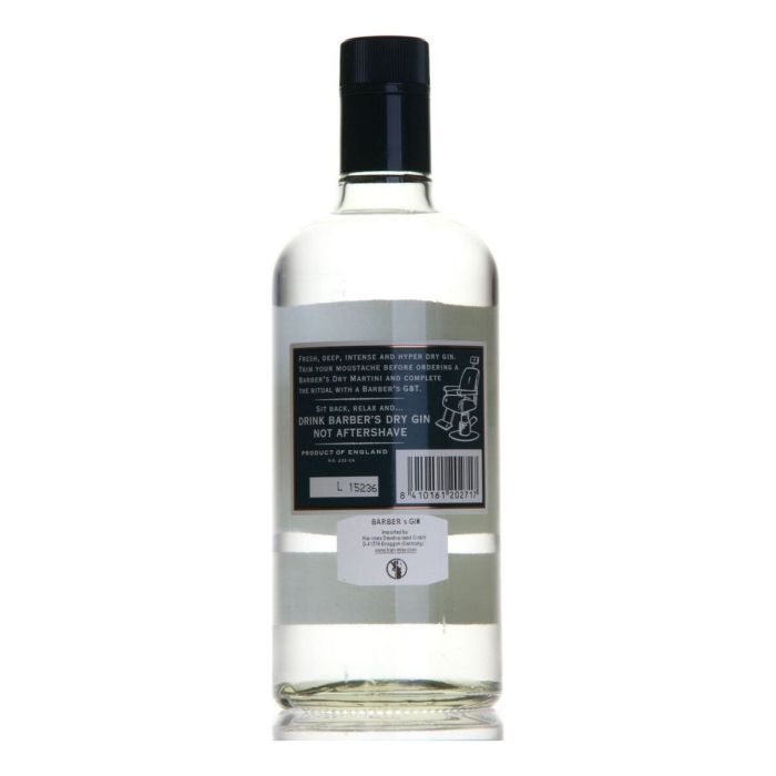 Gin Barber's (70 cl) 1 Gin Barber's (70 cl) 1