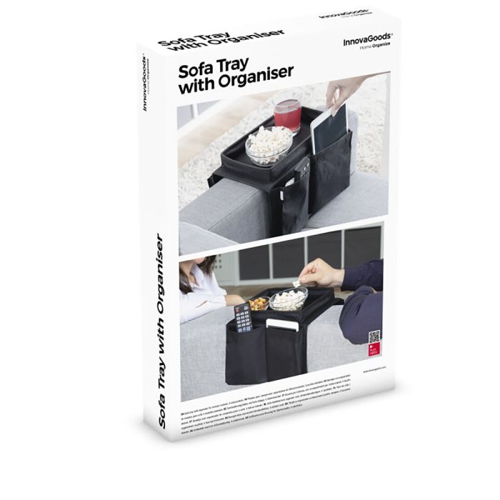 Plateau pour canapé avec télécommande InnovaGoods 1 Plateau pour canapé avec télécommande InnovaGoods 1