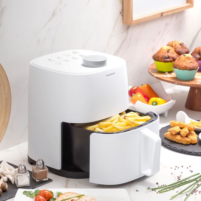 Friteuse à Air InnovaGoods Fryinn Lite 2000 Blanc 1200 W 2 L 0 Friteuse à Air InnovaGoods Fryinn Lite 2000 Blanc 1200 W 2 L 0