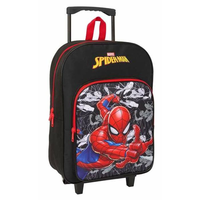 Cartable à roulettes Spider-Man Noir Rouge 32 x 42 x 14 cm 0 Cartable à roulettes Spider-Man Noir Rouge 32 x 42 x 14 cm 0