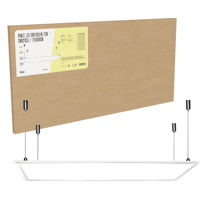 BX3 LIGHT Panneau LED Modulaire Superslim 1200x600 72W 4000 K Blanc Chaud - Pour plafonds modulaires, haute efficacité BX3-PAN120060072W-W BX3 LIGHT Panneau LED Modulaire Superslim 1200x600 72W 4000 K Blanc Chaud - Pour plafonds modulaires, haute efficacité BX3-PAN120060072W-W