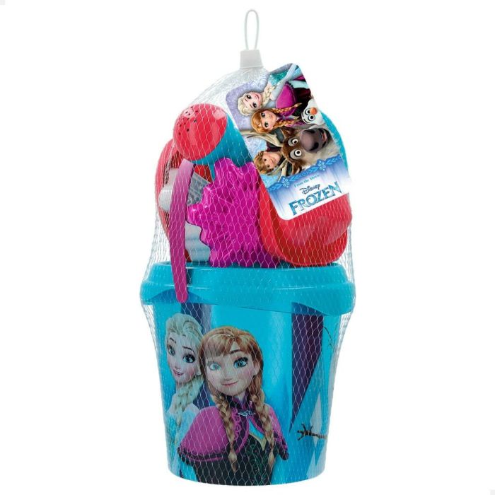 Set de jouets de plage Frozen Ø 18 cm (16 Unités) 1
