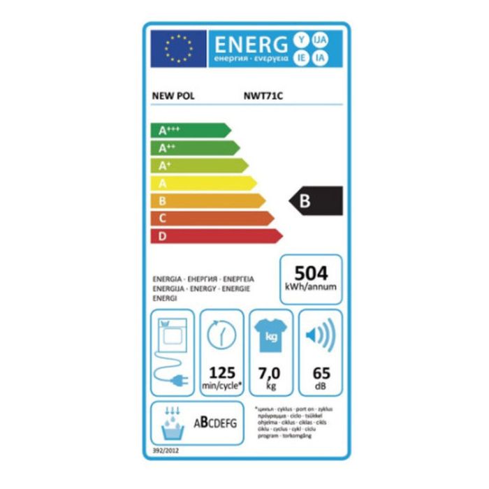 Séchoir à condensation NEWPOL NWT71C.1 1 Séchoir à condensation NEWPOL NWT71C.1 1