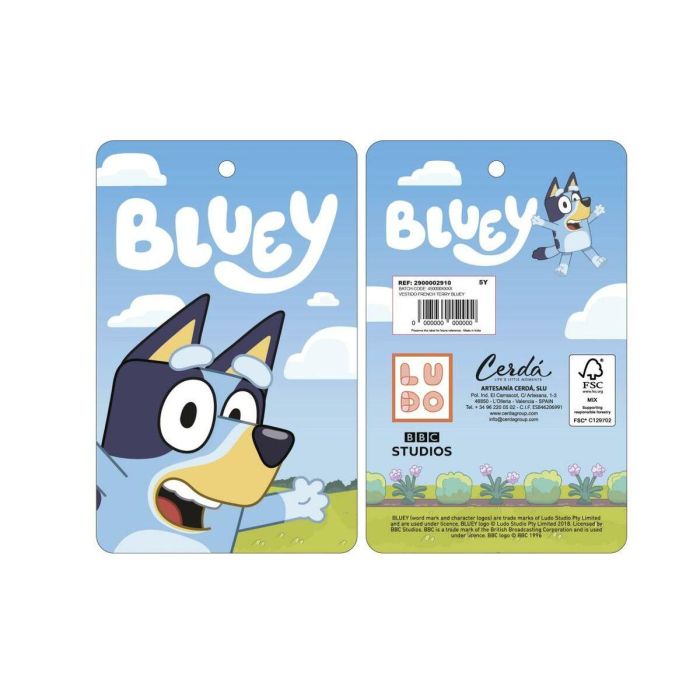 Robe Bluey Bleu clair 3