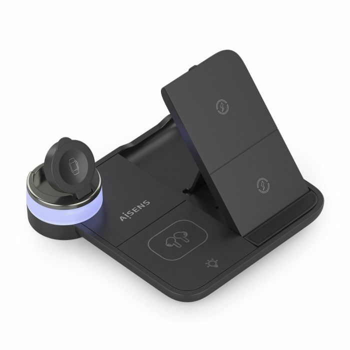Chargeur sans fil Aisens ASCH-15W4WC062-BK Noir 15 W 7