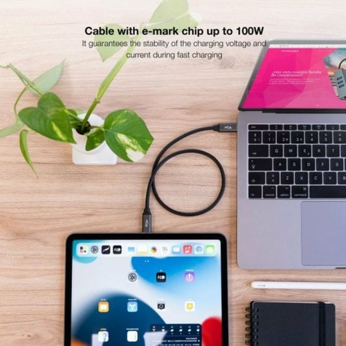 Housse pour clavier NANOCABLE 10.01.4303 Noir 3 m (1 Unité) 2