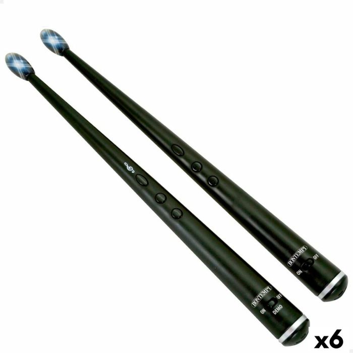 Baguettes de tambour Bontempi Electriques Noir Lumière